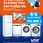 Profilo 5'li Çeyiz Seti (Süpürge Hediyeli)
