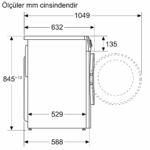 Çamaşır Makinesi - 10 Kg (CGA25202TR) - Görsel 5