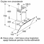 Duvar Tipi Davlumbaz Gri Cam (DVK6J479) - Görsel 6